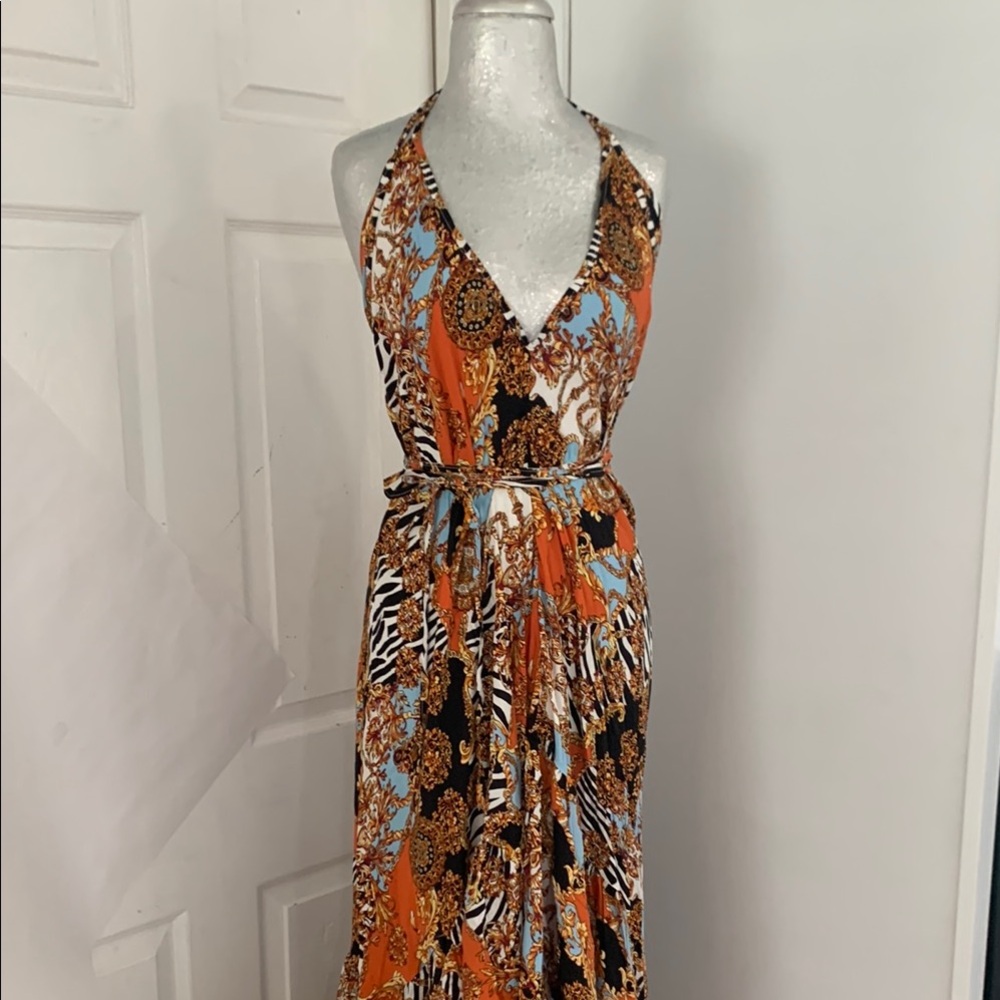 Halter style dress size medium